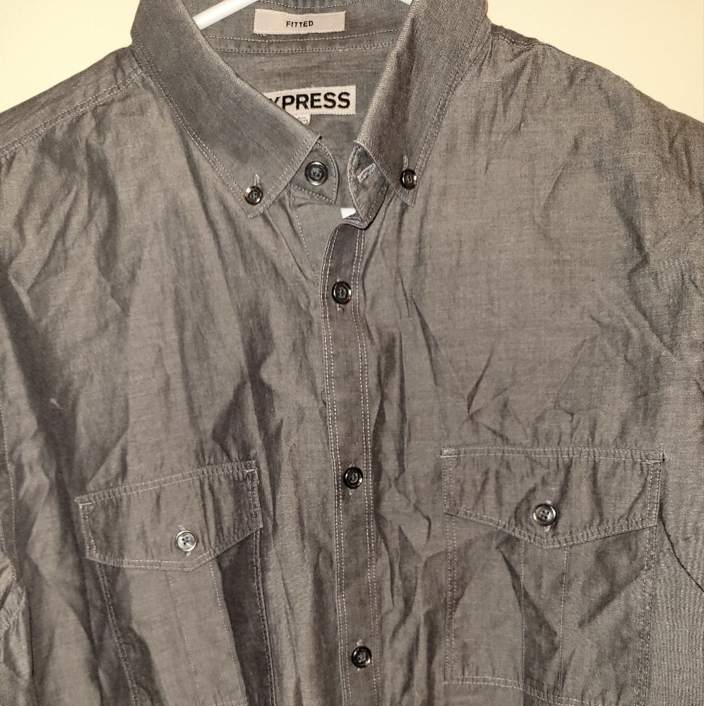 Express Size Large Button Up - Picture 2 of 3